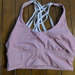 Lululemon Free To Be Moved Bra, Pink/Light Pink, 6